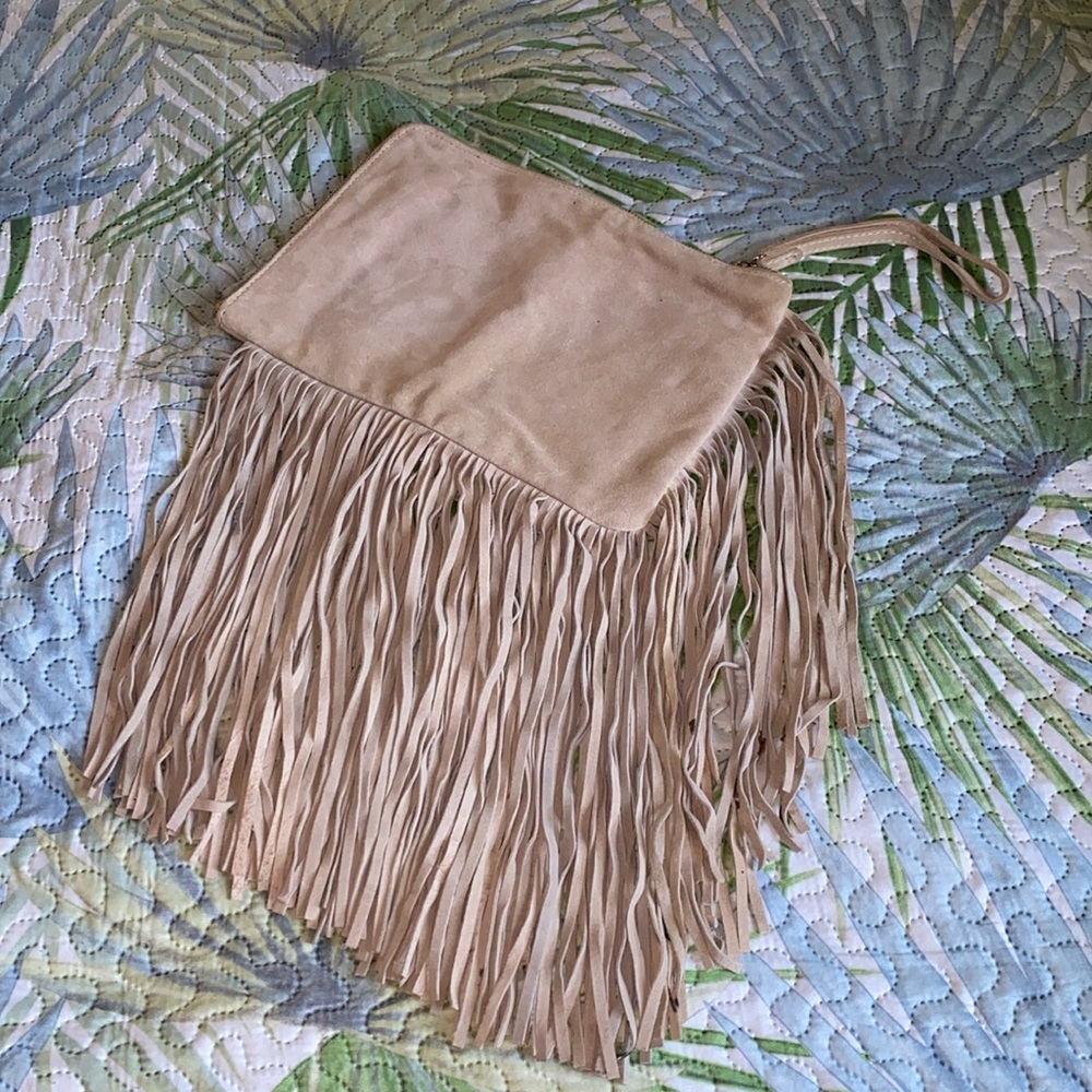 Zara Collection Fringe Clutch